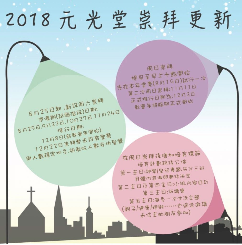 2018元光堂崇拜更新